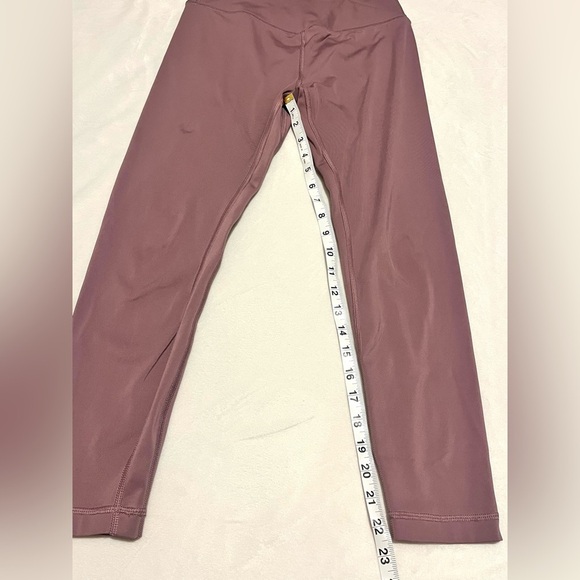 Victoria's Secret Women’s Dusty Pink Mauve Crossover Leggings Med Sz 10/170/72A - Picture 9 of 12